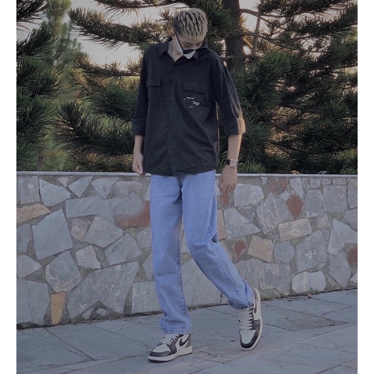 Quần jean Baggy ống đứng nam,nữ Hottrend vải SIÊU MỀM MỊN CỰC HOT 🔥 | BigBuy360 - bigbuy360.vn