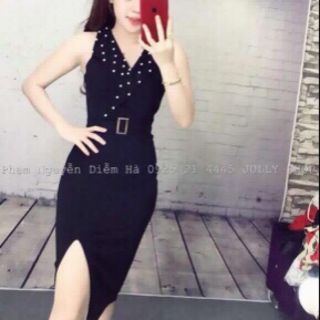 Đầm body xẻ tà cực xinh
