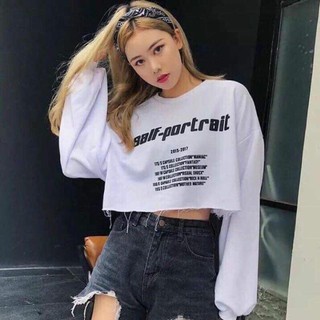 ÁO TAY DÀI CROPTOP FORM RỘNG CÁ TÍNH