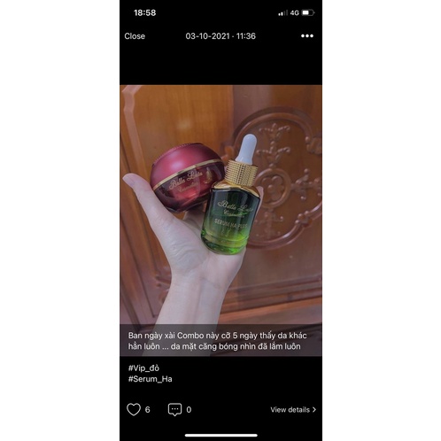 Serum HA Balaluta chiết suất từ nấm linh chi