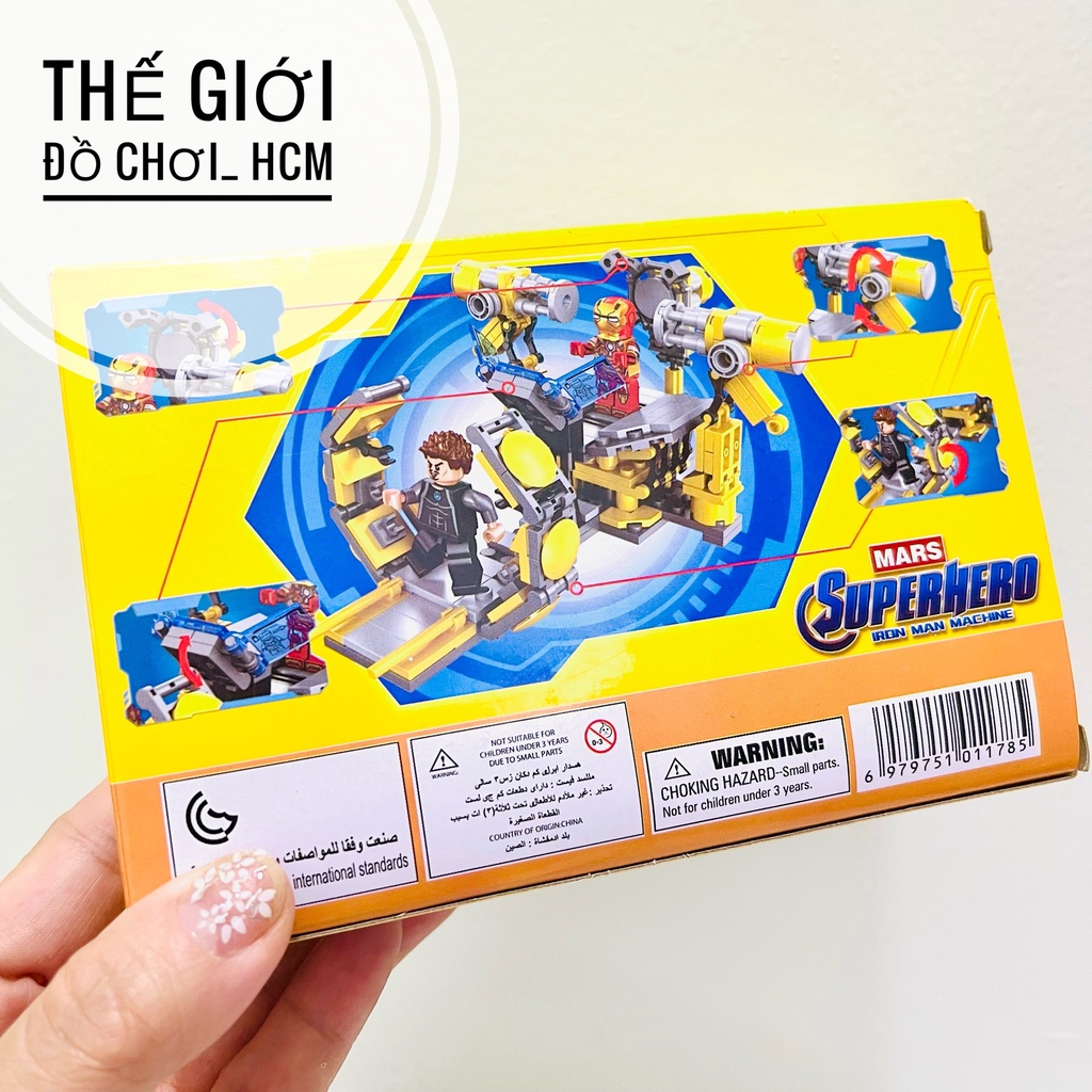 [NHIỀU MẪU] Hộp lego lắp ráp ghép hình nhân vật giúp bé sáng tạo, thông minh