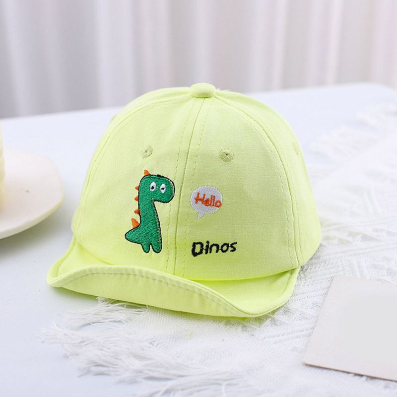 Mũ Lưỡi Trai Mềm Mại In Hình Khủng Long Dễ Thương Cho Bé