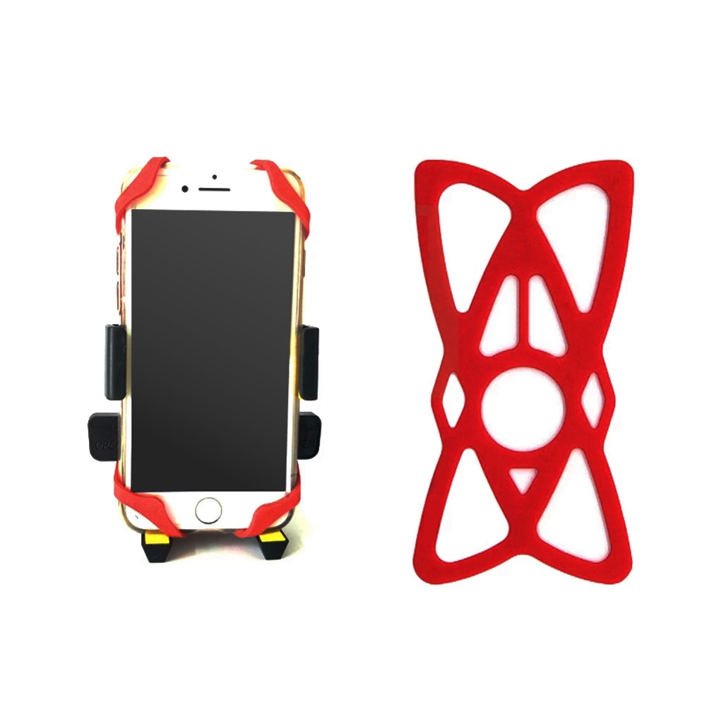 1 Dây Giữ Điện Thoại Trên Xe Đạp Chống Rung 360° Dây Đai Silicon Giữ Điện Thoại An Toàn Cho Xe Đạp/Xe Máy