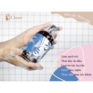 Dầu gội Thảo mộc Bồ kết Chiaro - Giảm rụng tóc, giảm gàu - 300ml