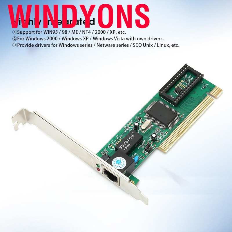 Card Mạng Pci Ethernet 10 / 100mb Lan Rj45 Cho Máy Tính