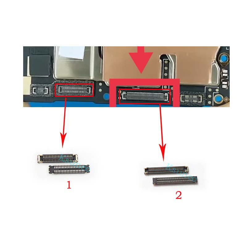 Màn Hình LCD Đầu Nối FPC Cắm MotherBoard Pin Sạc USB flex FPC Pin Cho OPPO Realme 7