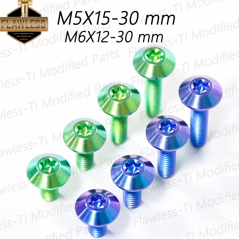 FENDER Phụ Kiện Nắp Đậy Ống Xả Khí Thải Bằng Titan Cho Xe Mô Tô Ti Gr5 M5 M6
