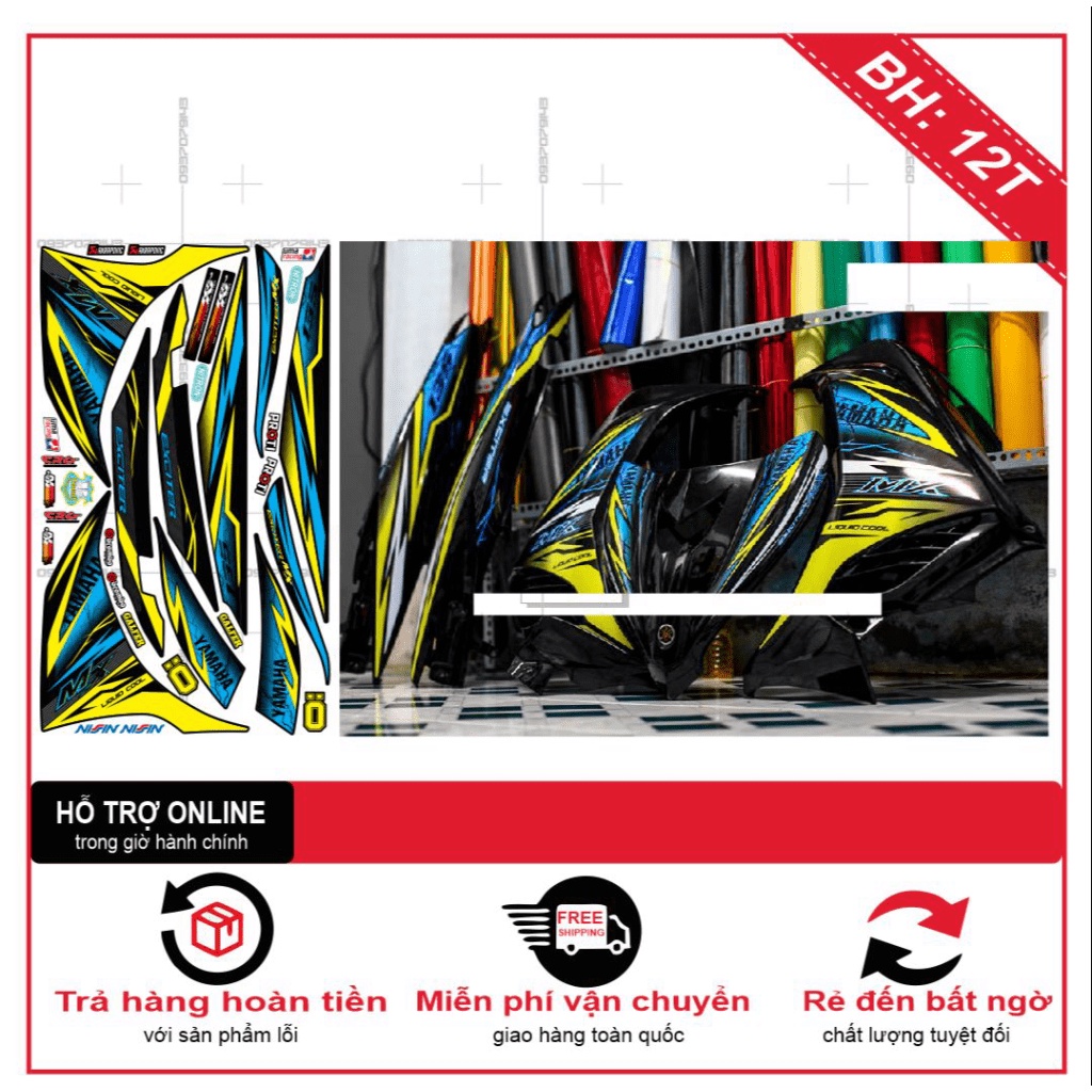 TEM RỜI EX 2011 MX SẤM SÉT -- SHIN DECAL 2