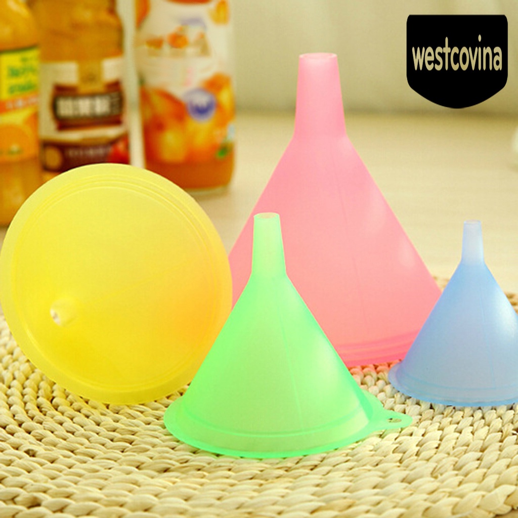 [Hot]☀ Phễu Xếp Chồng Nhỏ Gọn Nhiều Màu Sắc Cấp Thực Phẩm Dùng Trong Nhà Bếp
