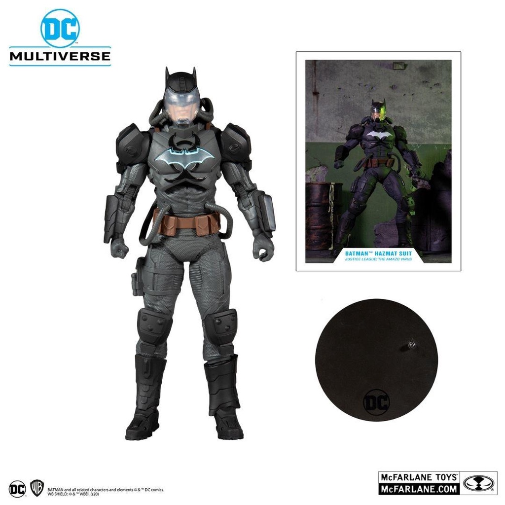 Mô hình DC Multiverse Batman 18cm Hazmat Suit McFarlane Mô hình có khớp Nhựa PVC, ABS CHÍNH HÃNG MỸ DCMF18