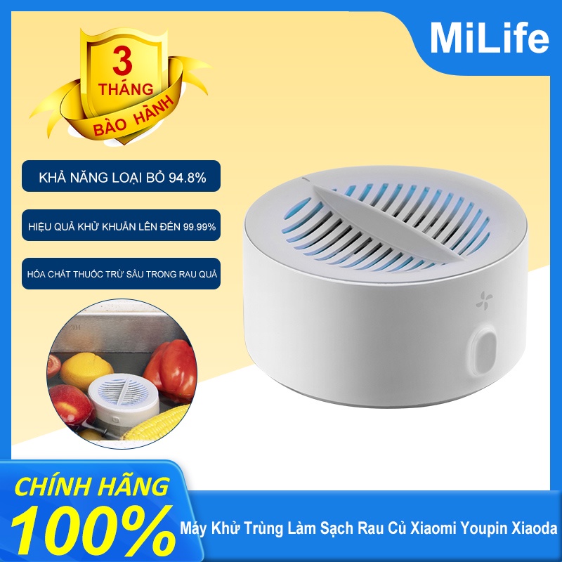 Máy rửa rau quả Xiaomi Xiaoda HD-ZNGSQSXJ01 khử trùng lên đến 99.99%