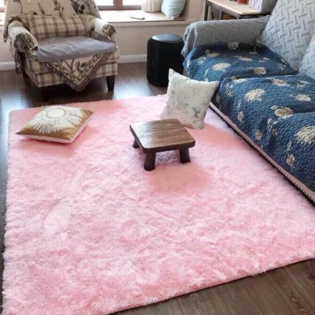 [CAO CẤP] Thảm Lông Xù Trải Sàn Không Thấm Nước Kích Thước 1m6 * 2M