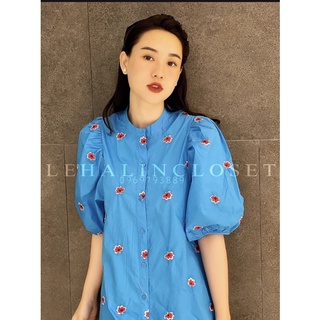 Váy xanh thêu zara hoa baby doll,xoè đuôi cá xuất xịn