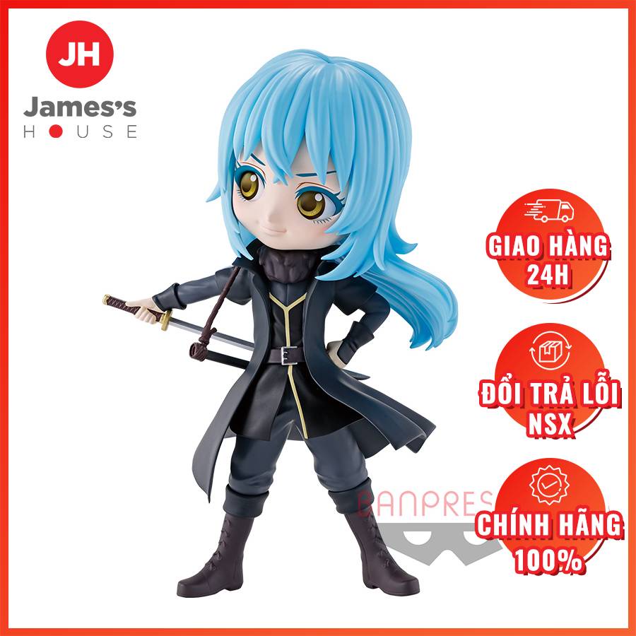 Mô Hình Chính Hãng Anime Tensura Chuyển sinh thành Slime - Rimuru Tempest, QPocket Bandai Chính Hãng
