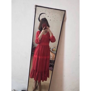 ORDER | Boho Style | Váy boho đuôi cá phối ren dáng dài