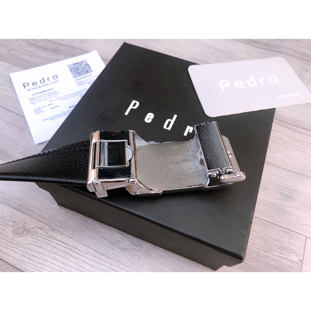 Thắt lưng nam Pedro da cao cấp Full Box