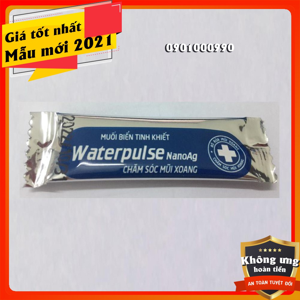 RẺ VÔ ĐỊCHMuối rửa mũi Waterpulse Nano Bạc - x2 hiệu quả rửa sạch - êm hơn với hệ đệm