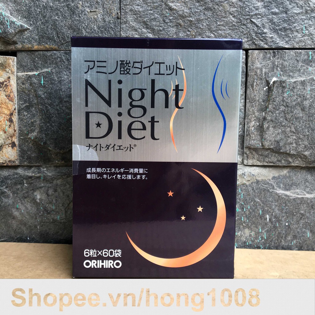 Viên trà ban đêm AMINO ACIDS NIGHT DIET 60 gói Orihiro