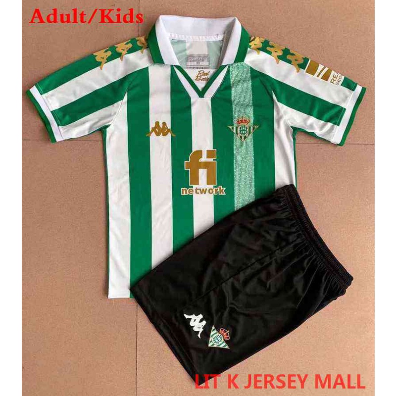 Bộ Quần Áo Bóng Đá Câu Lạc Bộ Real Betis jersey 22-23 Cho Người Lớn Và Trẻ Em