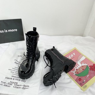 [ SẴN 37 ]GIÀY DA CỔ CAO ULZZANG [Order+Ảnh thật]