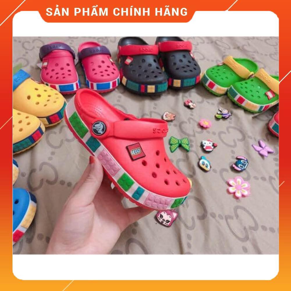 [Freeship_50k] [Tặng 6 sticker gắn dép _Hàng y hình] Dép sục siêu nhẹ LEGO cho bé, hàng chuẩn xịn (Cam kết hàng y hình)