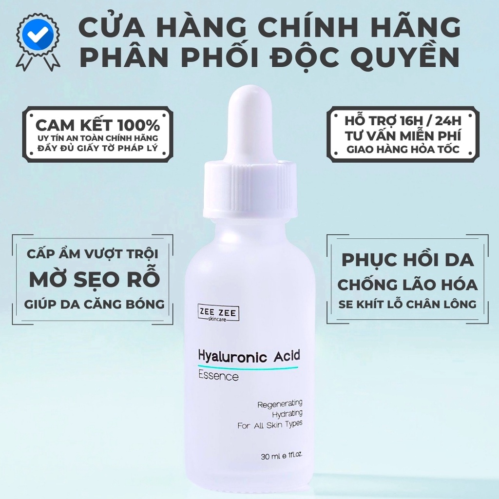 Bộ sản phẩm tinh chất sáng da mờ thâm cấp ẩm kèm tẩy da môi tùy chọn | ZEE ZEE skincare