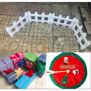 Set 3 món trang trí gốc cây thông noel