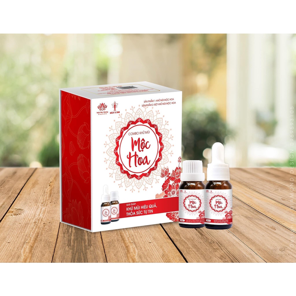 MỘC HOA BÁCH Y SÂM KHỬ MÙI HIỆU QUẢ THỎA SỨC TỰ TIN (COMBO KHỬ MÙI) 5ml/5gr