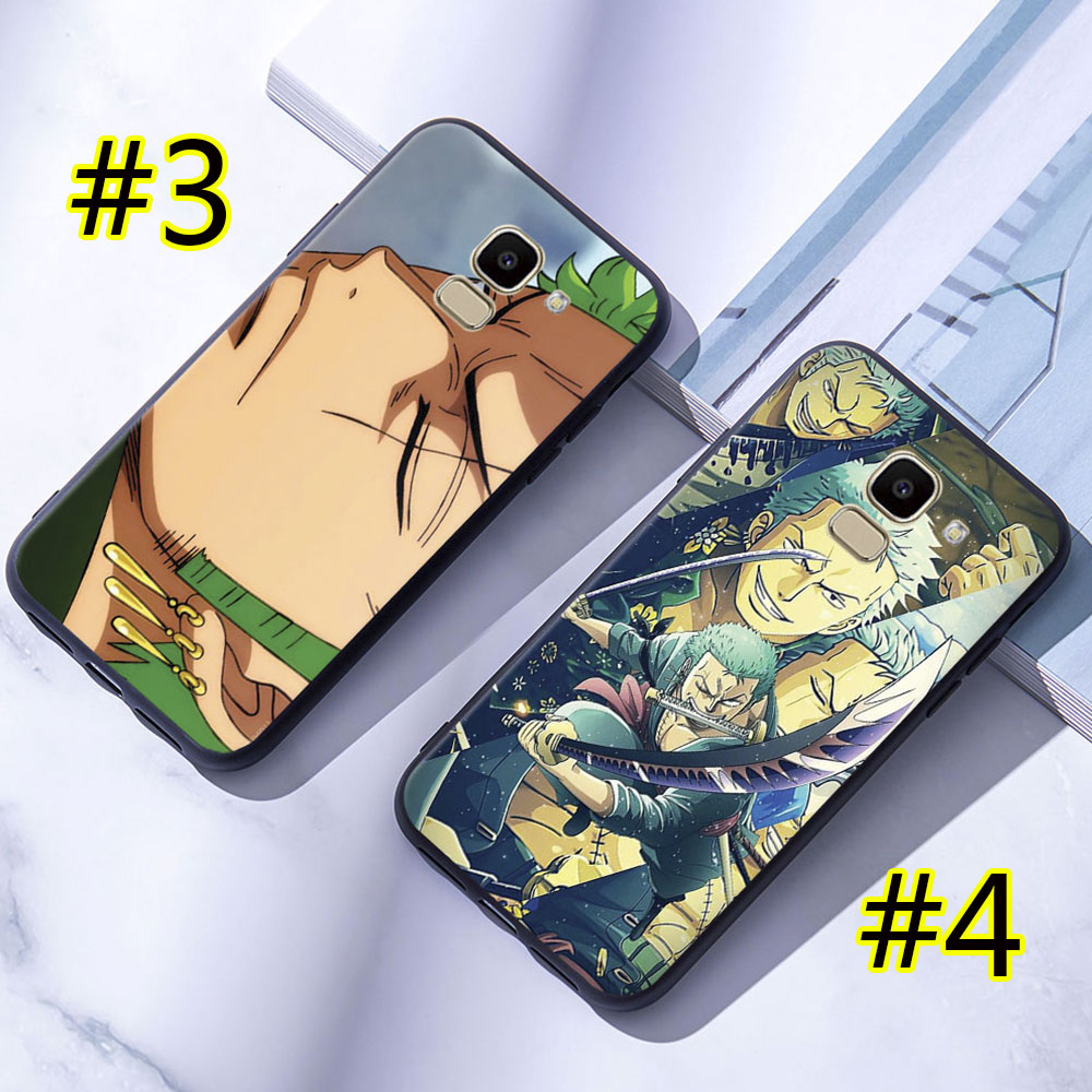 Ốp điện thoại dẻo in hình Roronoa Zoro One Piece cho Samsung Galaxy J2 Pro / J4 / J6 / J8 2018 Plus / J4 + / J6 +