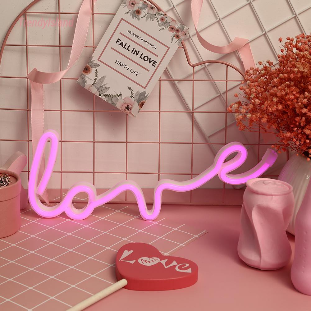 Đèn Led Neon Chữ Love Trang Trí