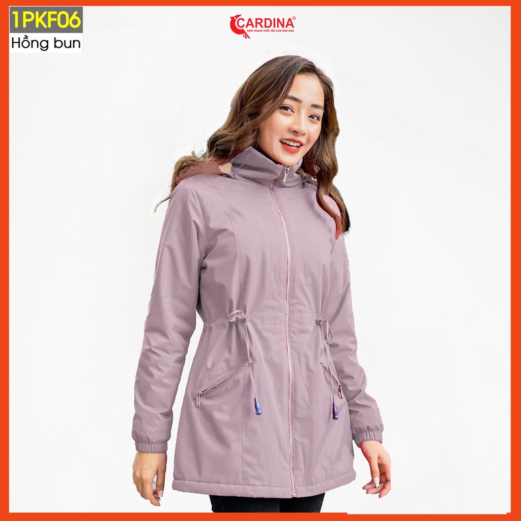 Áo PARKA nữ CARDINA lót lông cừu cao cấp siêu ấm cho mùa đông không lạnh 1PKF.