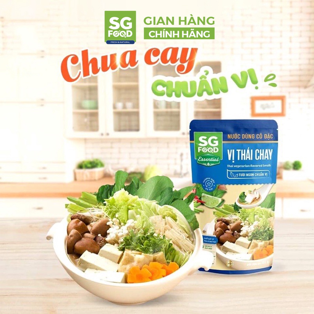 Nước dùng vị Lẩu Thái,  Lẩu Nấm, Lẩu hải sản,rêu cua, bún bò, Lẩu Thái Chay 180g -CS Baby