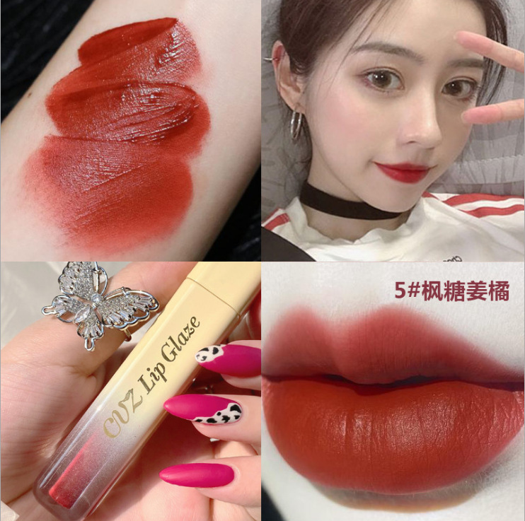 Son môi Cvz mượt như nhung không dính cốc giữ ẩm | BigBuy360 - bigbuy360.vn