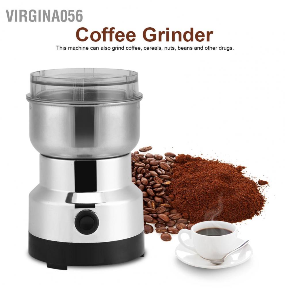 Virgina056 220V Electric Stainless Steel Grinding Coffee Bean Milling Machine Home Office HM-8300