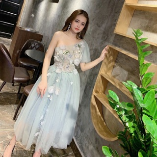 ĐẦM XÒE CÔNG CHÚA LỆCH VAI- kèm ảnh thật