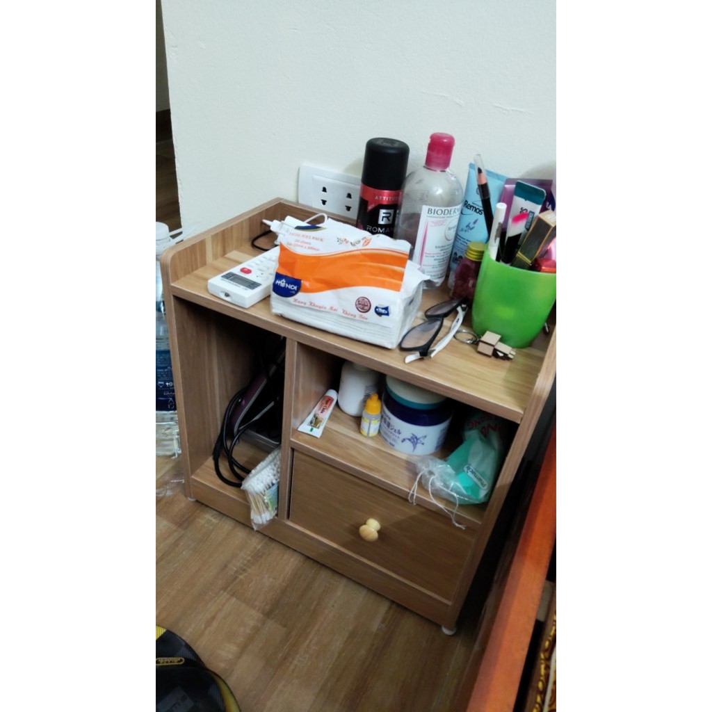 [Xả kho] Tủ Phòng Ngủ, Tủ Để Đầu Giường Vân Gỗ Một Ngăn Bền Đẹp Để Đồ | BigBuy360 - bigbuy360.vn