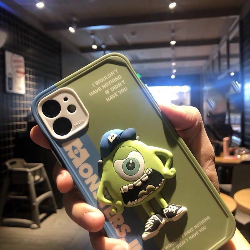 Ốp Điện Thoại Silicon Keo Mềm Hình Hoạt Họa 3D Chống Rơi Cho IPhone 7 8Plus XR 11 12 promax
