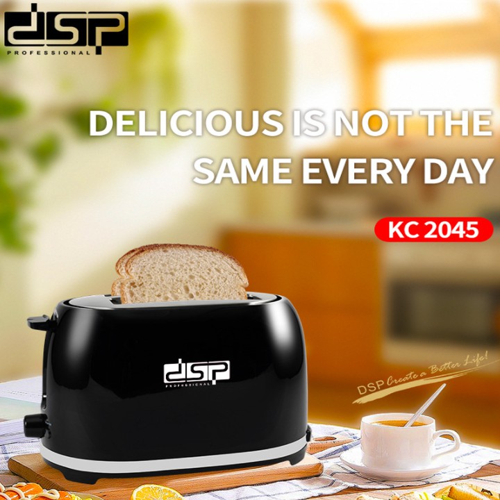 Máy nướng bánh mì sandwich, công suất 850W. Thương hiệu cao cấp DSP KC2045 (Bảo Hành: 1 Năm Chính Hãng)