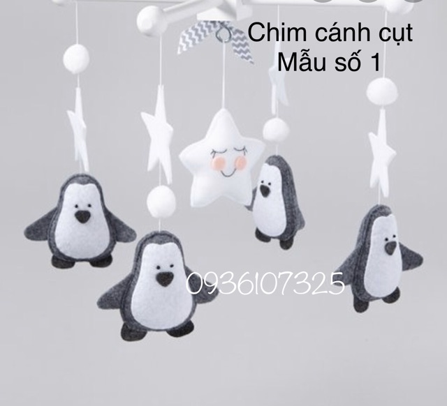 Đồ chơi treo nôi “Cánh cụt đáng yêu”