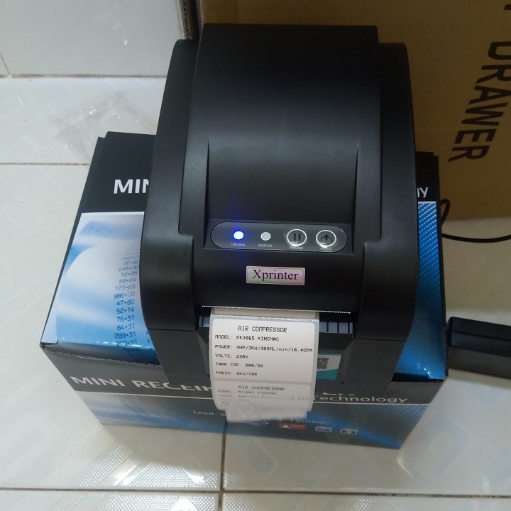 Máy in mã vạch xpinter 350B ( in tem nhãn, in đơn hàng trên Shoppe Lazada Tiki)