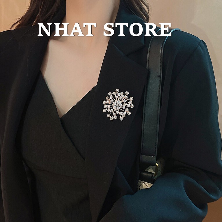 Trâm Cài áo Hình Hoa Phong Cách Hàn Quốc, Ghim Cài Áo Nhat Store Cho Nữ