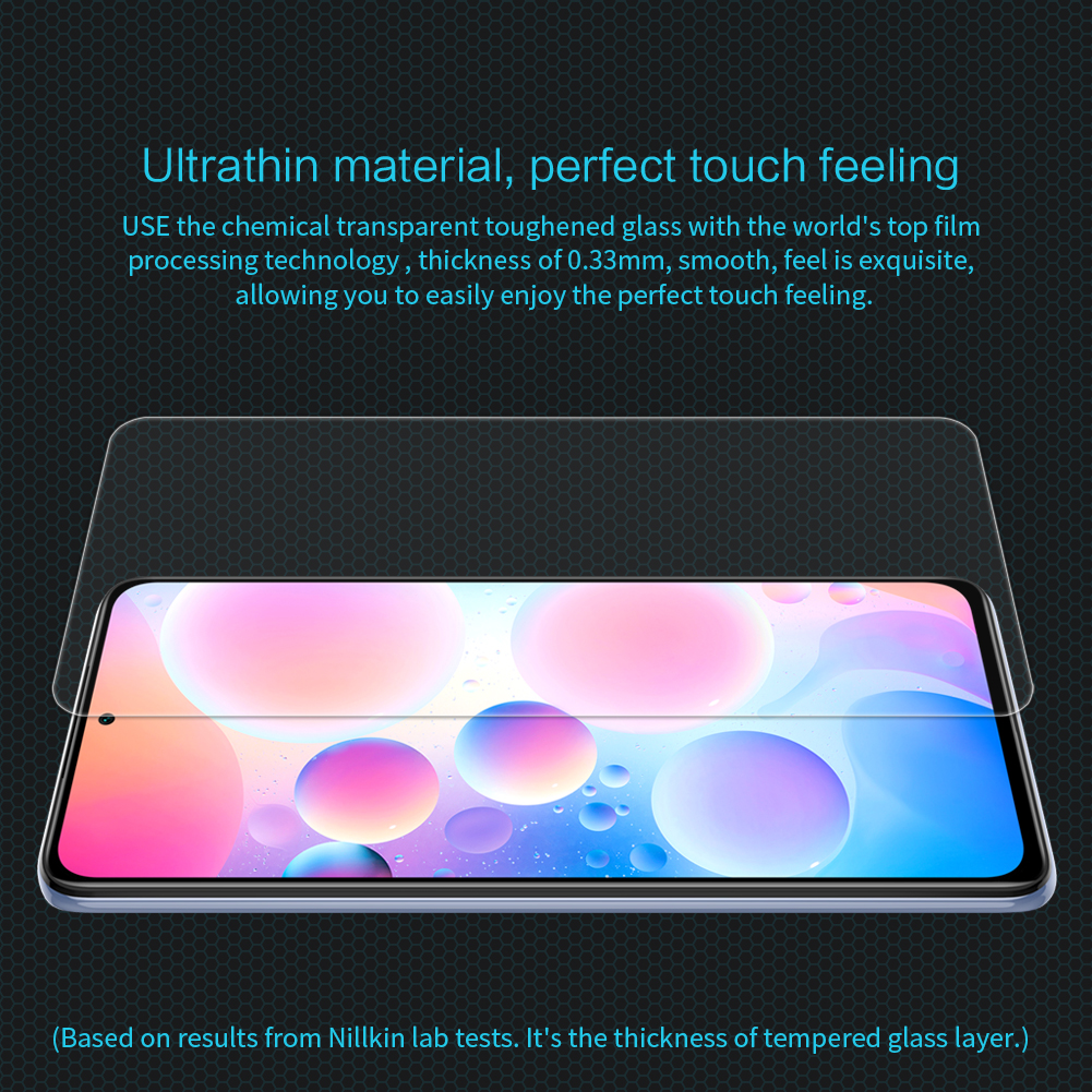 Kính Cường Lực Nillkin H Cho Xiaomi Redmi K40 / K40 Pro / K40 Pro+ 0.33mm 9H Trong Suốt Bảo Vệ Màn Hình Chống Cháy Nổ