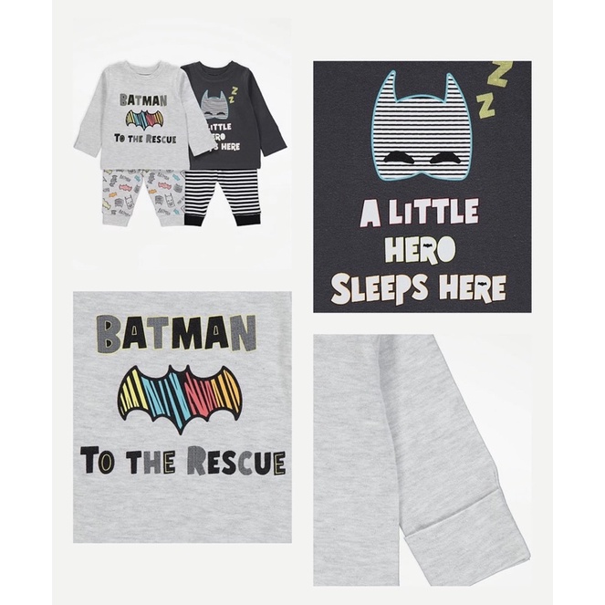 [GEO UK] SET 2 bộ Geo UK batman cho bé trai săn sale