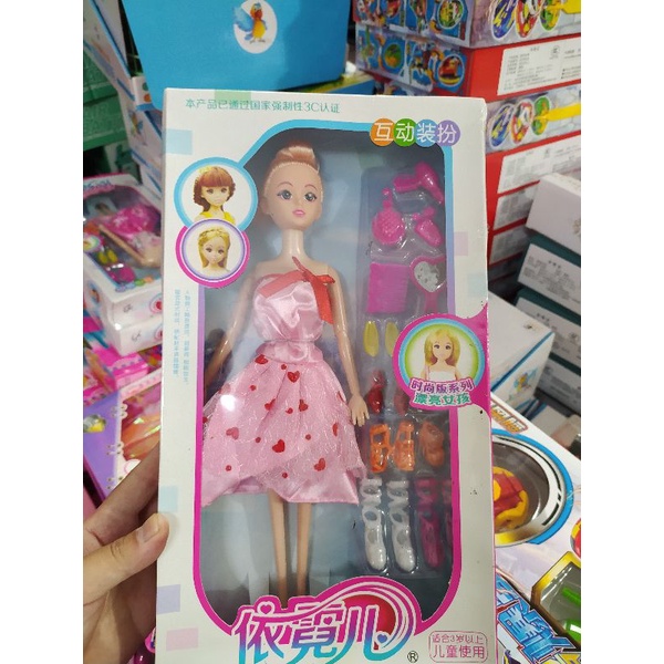 Búp bê barbie xinh xắn, dễ thương kèm phụ kiện