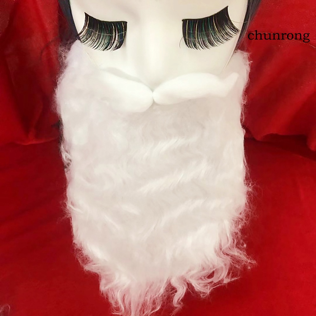 Râu Giả Xoăn Mềm Mại Co Giãn Hóa Trang Ông Già Noel / Ông Già Noel Cho Người Lớn / Trẻ Em