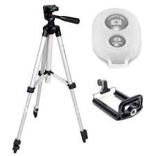Chân máy chụp hình Tripod 3110 + Remote + Đầu kẹp điện thoại