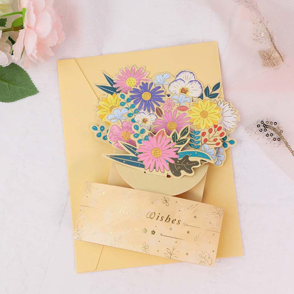 Thiệp Chúc Mừng Ngày Nhà Giáo Đính Hoa Handmade Xinh Xắn Thẻ
