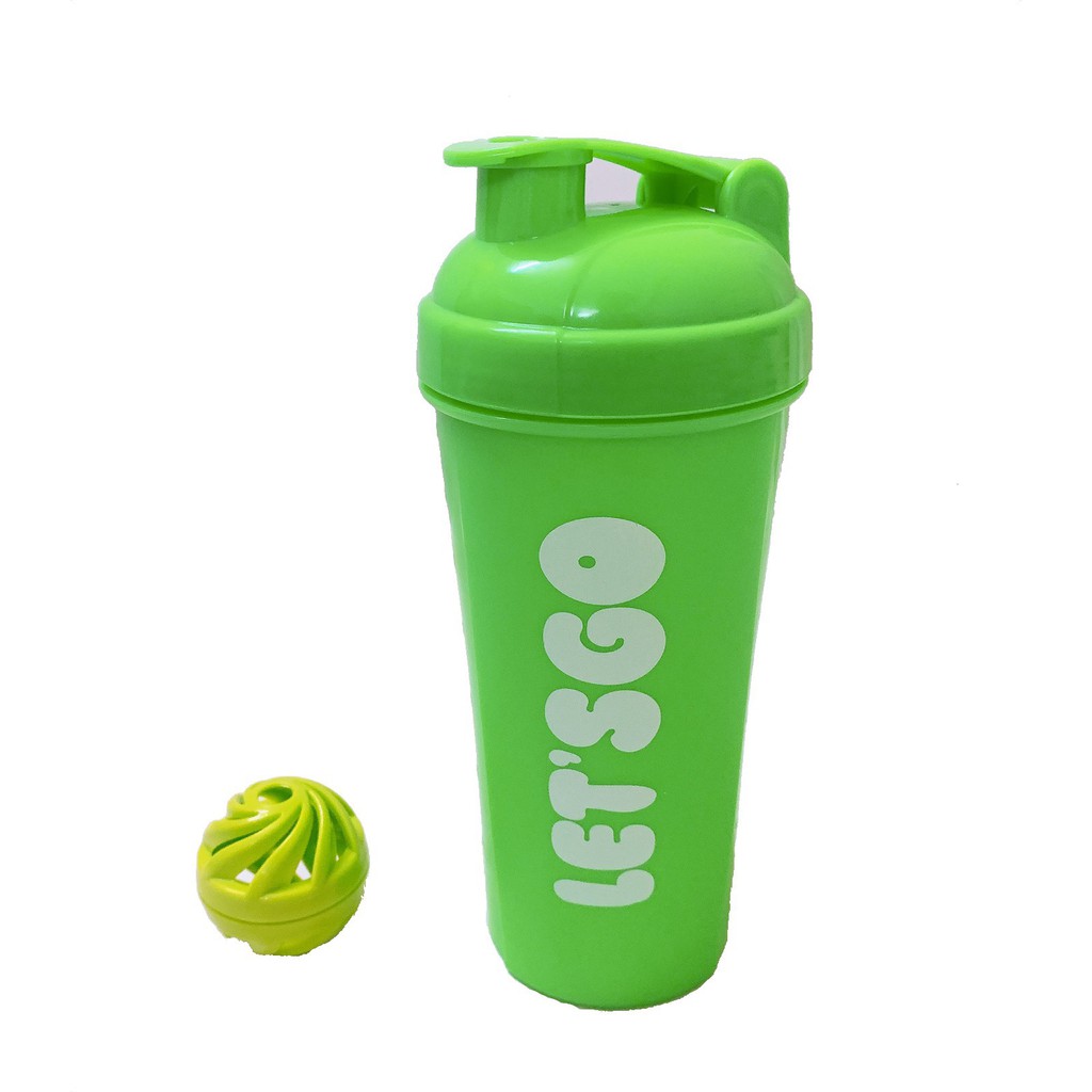 Bình nước tập Gym, Bình lắc Shaker thể thao 700ml , tặng kèm bóng lắc