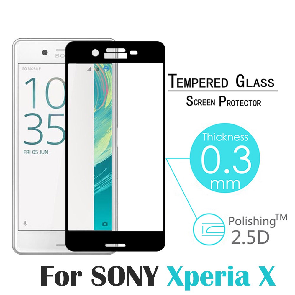 Kính cường lực full màn hình điện thoại Sony Xperia X