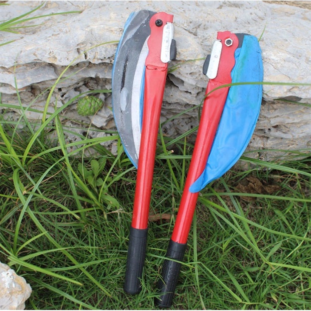 Dao Phát Cỏ, Lưỡi Hái Gấp Gọn Lưỡi Thép SK-5 Cán Tròn- NNTM